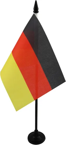 Miniatura 139 de United Kingdon Coat of arms Table Flag 5'' x 8'' - UK - British - England Desk Flag 21 x 14 cm - Black plastic stick and base - AZ FLAG Escudo