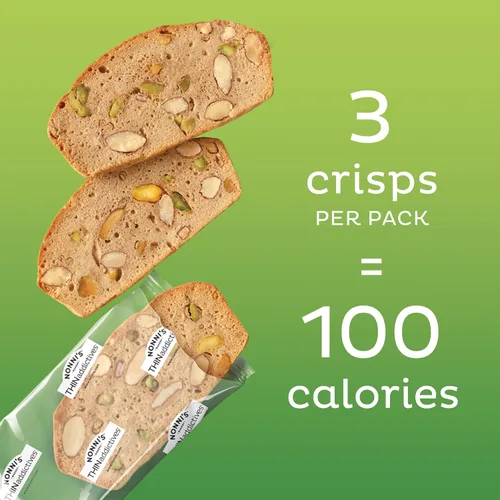 Miniatura 4 de Nonni's Pistachio Almond Thins (18 galletas - 6 paquetes de 3)