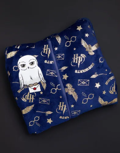 Miniatura 6 de Harry Potter Mameluco de erizo Hogwarts para niñas y niños, todo en uno, Azul Patchwork