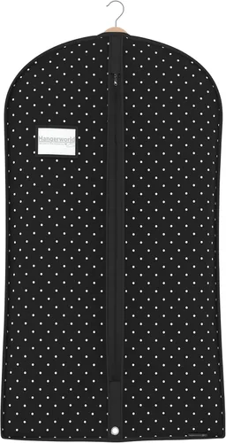 HANGERWORLD Bolsa de ropa de 40 pulgadas para trajes y vestidos, bolsas para almacenamiento en armario, cubierta de ropa transpirable, protector