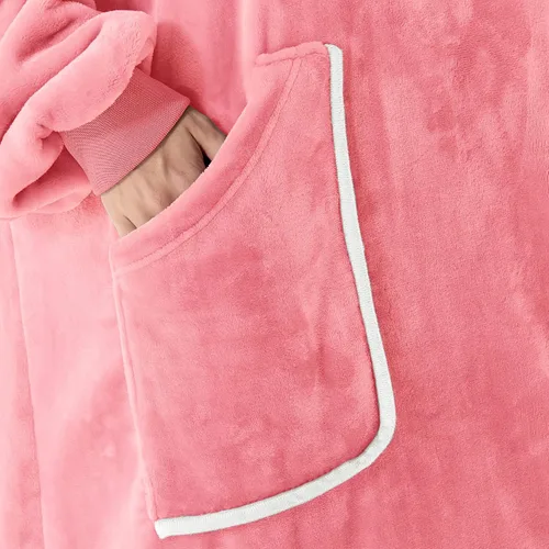 Miniatura 7 de BEDELITE Fleece Wearable Blanket Hoodie with Sleeves and Pocket, Long Oversized Blanket for Women Men&Teen,plush