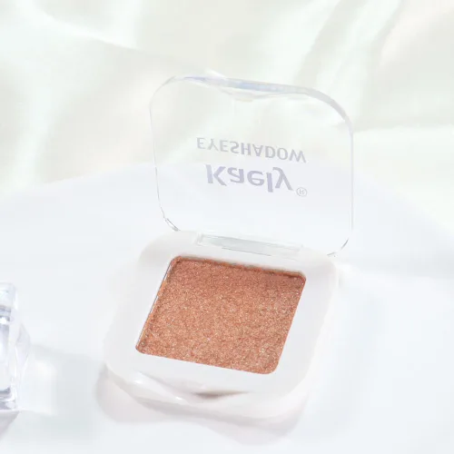 Miniatura 5 de evpct Paleta de sombra de ojos con purpurina dorada champán, color nude dorado rosa brillante crema brillante paleta de sombra de ojos iluminadora