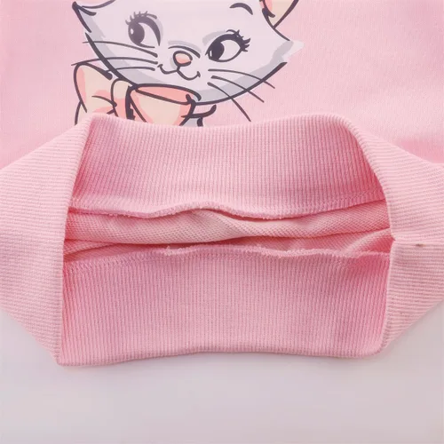 Miniatura 5 de NUBEEHOHO Sudaderas para niñas pequeñas, cuello redondo, sin botones, de manga larga, para invierno, casual, ropa 2T-7T