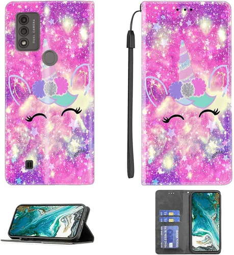 Miniatura 481 de Funda para Moto One Zoom compatible con Motorola One Zoom Phone Case Flip Stand Cover Magnetic Close YHD