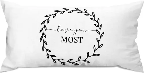 Fundas de almohada lumbares de 12 x 24 pulgadas, decoración de granja, fundas de almohada decorativas para decoración del hogar Estilo-13