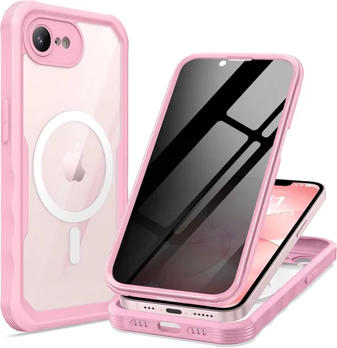 Miniatura 35 de seacosmo para iPhone Air Funda, Carcasa Completa con Protector de Privacidad de Vidrio Templado 9H Integrado y Protector de Lente de Cámara