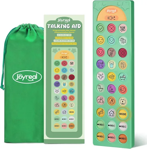 Miniatura 12 de Joyreal Dispositivo AAC para Autismo, Herramientas de Comunicación No Verbal para Terapia del Habla y Rehabilitación de Accidente Cerebrovascular.