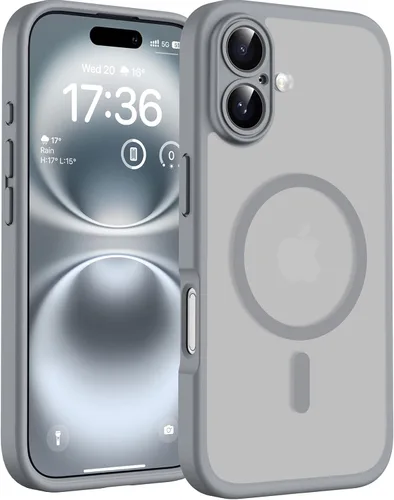 Miniatura 168 de TOCOL Funda magnética 3 en 1 para iPhone 14 Pro, mejorada [protección completa de cámara] con 2 protectores de pantalla, funda de grado militar Azul
