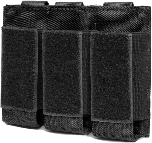 TRIWONDER Bolso táctico para cigarrillos MOLLE pequeño, bolsa militar, estuche para baterías, porta tarjetas EDC, tarjetero, ranura para encendedor,
