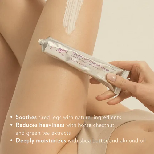 Miniatura 3 de Alba Alba1913 Crema vegana refrescante para piernas - Alivio refrescante para piernas cansadas y pesadas, reduce la fatiga y la pesadez, estimula