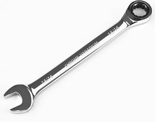 Miniatura 15 de Egofine - Llave combinada de trinquete de 7/16 pulgadas SAE, llave de engranajes de grado industrial con diseño de 12 puntos, trinquete de 72