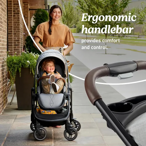 Miniatura 9 de Graco Premier Modes Merge - Carriola con ruedas EZ Spin para rotación de 360 grados, 3 modos: portabebés de asiento de automóvil, capazo portabebés