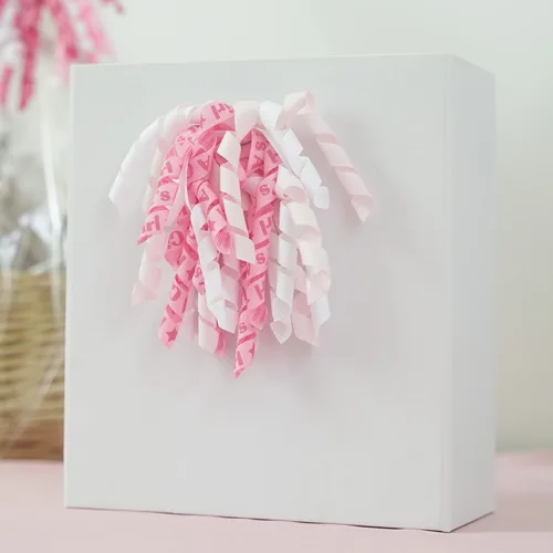 Miniatura 15 de HUIHUANG Lazo de regalo de Navidad para regalos, lazos rizados para envolver regalos, bastón de caramelo, lazos de Navidad rojos y blancos