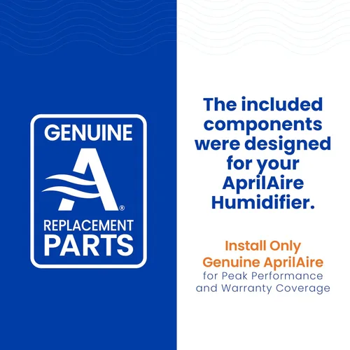 Miniatura 9 de AprilAire 4750 Kit de mantenimiento para humidificador con panel de agua Modelo No. 35 Filtro de repuesto para humidificador AprilAire para toda