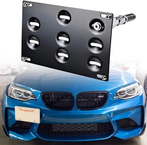 Miniatura 5 de Teng Auto Soporte de Gancho de Remolque Delantero para Placa de Matrícula para BMW 2 3 4 5 Serie X1 X3 X4 Z4 i3 F22 F30 F31 F32 F33 F36 F10 F11 F07