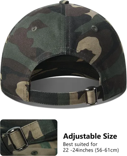 Miniatura 5 de GADIEMKENSD Unstructured Baseball Cap Adjustable, Running Hat for Men Women, Cotton Dad Hat Plain for Outdoors Activities