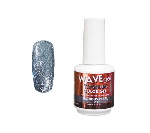 Miniatura 34 de WAVEGEL - Esmalte de uñas en gel con purpurina, colección Titanio, #28 Twinkle Pink I 0.5 onzas