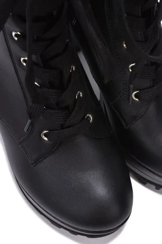 Miniatura 4 de Cape Robbin Monik - Botines Chelsea de plataforma con tacón grueso para mujer, botines con bolsillo