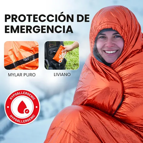 Miniatura 5 de Emergency Sleeping Bag for Survival Gear and Supplies Life Bivy Sack Waterproof Mylar Emergency Blankets for Survival Kit Car Camping Gear Hiking