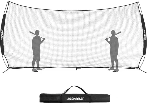 Miniatura 12 de Red de Barrera Deportiva, Red Deportiva, Red de Respaldo de Barricada, Perfecta para Béisbol, Sóftbol, Fútbol, Baloncesto, Lacrosse