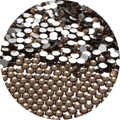 Miniatura 8 de NCB 288 diamantes de imitación de cristal redondos para arte de uñas, con parte trasera plana, para hacer accesorios de bricolaje, zapatos, ropa