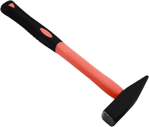 Miniatura 7 de Aicosineg Martillo de pein cruzado de 12 pulgadas, martillo de herrero de acero de alto carbono, cabeza oblicua cuadrada, martillo de reparación