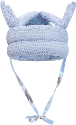 Miniatura 2 de Lindo casco de bebé para bebé, sin golpes, cojín de seguridad para la cabeza, gorro de protección ajustable suave para la cabeza de los niños, gorro