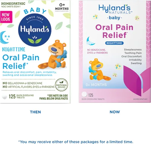 Miniatura 2 de Hyland's Tabletas calmantes nocturnas para bebés con manzanilla, alivio natural de las molestias orales, irritabilidad e hinchazón, hasta 62 dosis