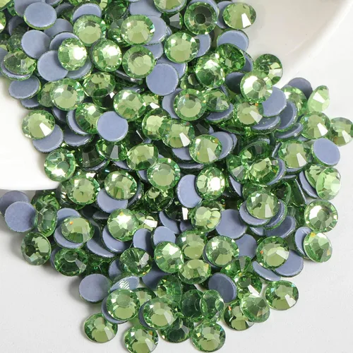 Miniatura 46 de Beadsland Hotfix - 2880 diamantes de imitación de cristal con parte trasera plana para manualidades, ropa, decoraciones de bricolaje, cristal AB