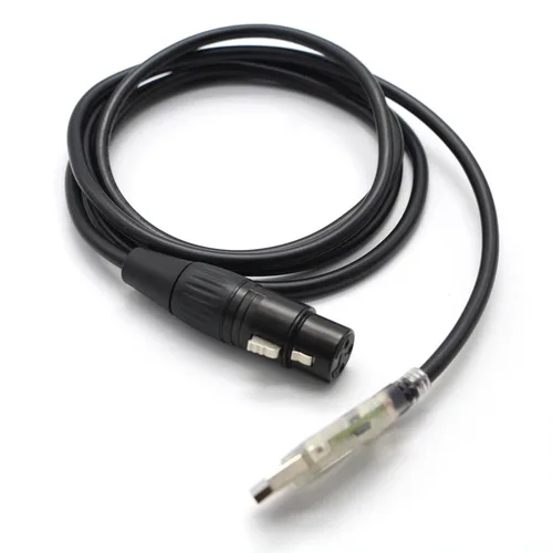 Miniatura 2 de Adaptador de interfaz USB a DMX LED DMX512 RS485, convertidor de nivel de señal para computadora, PC, escenario, cable controlador de iluminación