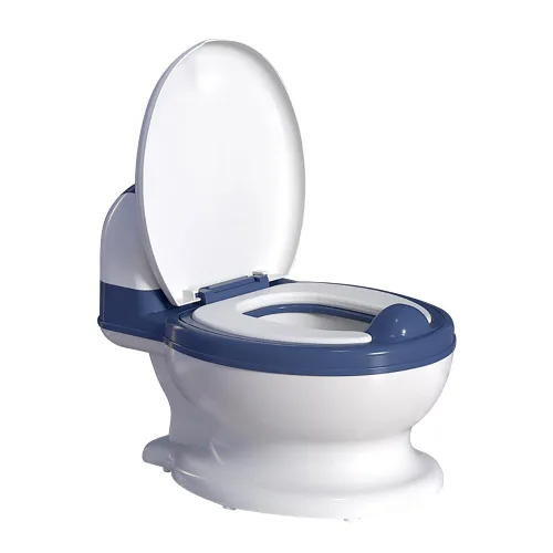 Inodoro de entrenamiento para ir al baño, asiento de entrenamiento realista para ir al baño, silla de orinal para niños pequeños con asiento suave,