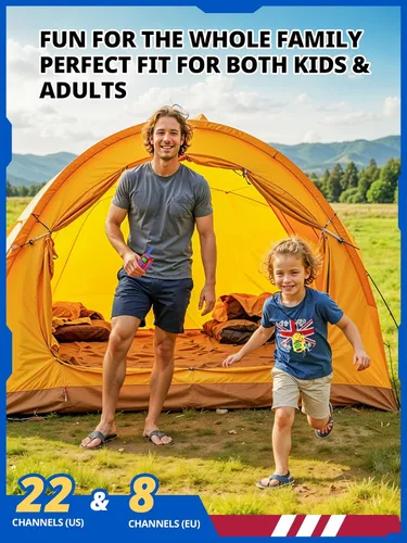 Miniatura 5 de Inspireyes Walkie Talkies para niños, radio bidireccional de largo alcance, juguetes de senderismo al aire libre para niños de 3 a 12 años, regalo