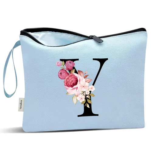 Miniatura 124 de Vavabox A-Z Bolsa de Maquillaje Personalizada, Regalos de Cumpleaños para Mujeres y Mamá, Regalos para la Mejor Amiga, Bolsa de Cosméticos