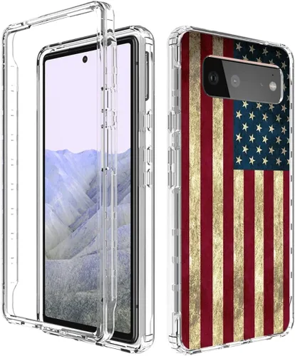 Miniatura 10 de Funda de teléfono para Pixel 6 Pro, Pixel 6 XL G8VOU, bonito patrón de mandala transparente de cuerpo completo, funda protectora para Google Pixel 6