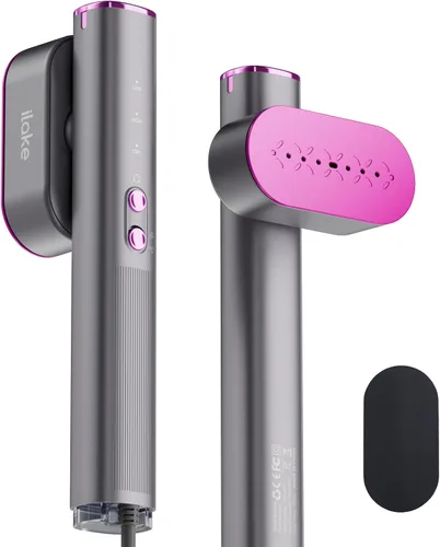 Miniatura 14 de Vaporizador para ropa, vaporizador portátil de 1000 W, tamaño de viaje, 100-240 V de doble voltaje, tanque de 4.1 fl oz, vapor de mano y plancha 2