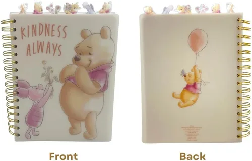 Miniatura 8 de Disney Winnie The Pooh - Cuaderno de pestañas encuadernado en espiral, 144 páginas rayadas, 8 x 7 pulgadas