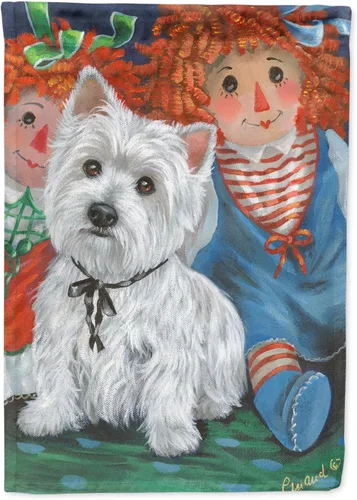 Miniatura 126 de Caroline's Treasures PPP3097CHF - Pijama de Navidad con diseño de bulldog francés para colgar en la pared, poliéster, tamaño de casa, multicolor