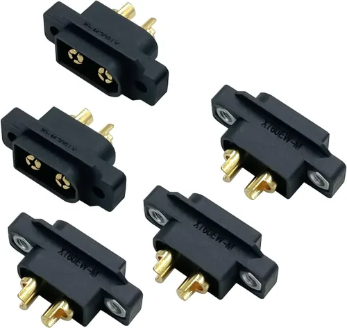 Miniatura 5 de 5 pares Amass XT60EW-M XT60W-F montable XT60E macho hembra conector enchufe para RC Drone aviones FPV Racing Drone
