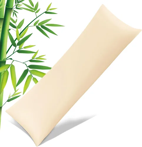 Miniatura 37 de Fundas de almohada de tamaño corporal, Fundas de almohada de viscosa refrescante con cierre de cremallera, Funda de almohada fresca y transpirable