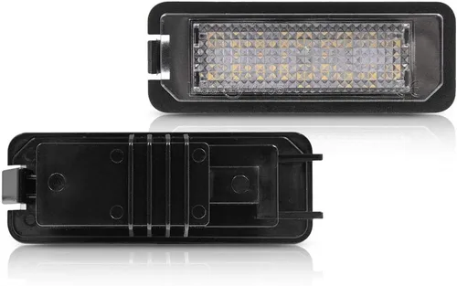 Miniatura 6 de 2 piezas de luces LED para matrícula con lámparas de número para MK5 GTI MK6 MK7 Golf 5 Golf 6 Golf 7 New Beetle Passat CC Rabbit Eos Phaeton Polo