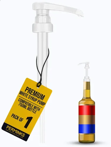 Miniatura 13 de Bomba de jarabe compatible con botellas Torani y Davinci (25.4 oz - 750 ml) (Negro)