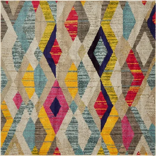 Miniatura 12 de Unique Loom Sedona Collection Southwestern, envejecida, sobreteñida, moderna, tribal, alfombra de área abstracta, 2 pies 2 pulgadas x 6 pies 7