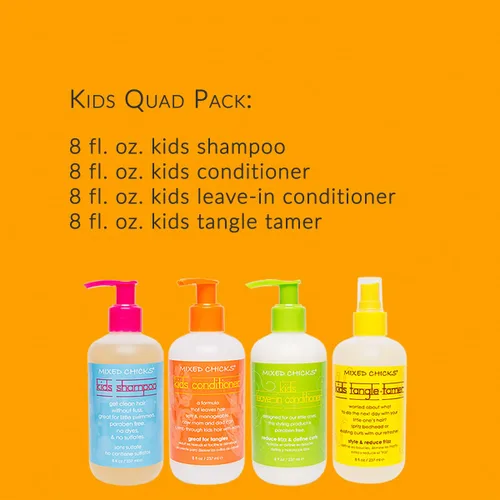 Miniatura 3 de Acondicionadored Mixed Chicks para niños, en un paquete de cuatro de 8 onzas