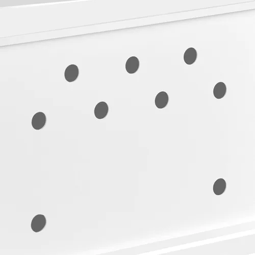 Miniatura 9 de Yaheetech Caja de arena para gatos, muebles de arena ocultos, baño para gatos, jaula para mascotas, banco de almacenamiento decorativo para Blanco