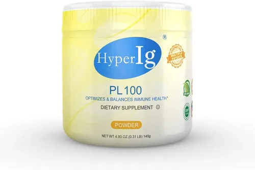 Proteína de huevo en polvo PL-100, suplemento hiperinmune de huevo, 4.94 oz – Apoyo inmunológico, bienestar digestivo, energía y fuerza muscular,
