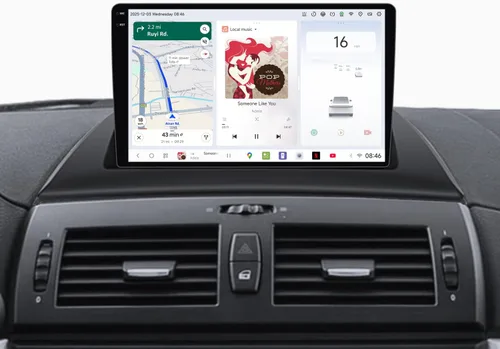 Miniatura 9 de Radio estéreo para BMW X3 E83 2004-2012 unidad principal con Carplay y Android Auto 8-Core 2+32G 9 pulgadas pantalla táctil