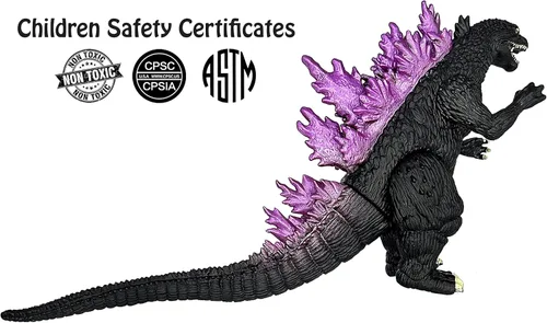 Miniatura 3 de TwCare Figura de acción de juguete de Godzilla: Rey de los monstruos, serie de película de 2020 con articulaciones móviles de vinilo suave, bolsa