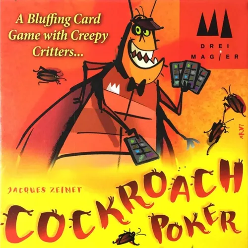Miniatura 2 de Juego de fiesta de póquer de cucarachas Juego de cartas de estrategia de farol para adultos y niños A partir de 8 años 3-6 jugadores Tiempo