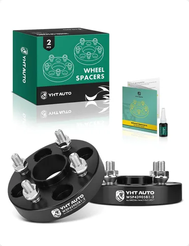 Miniatura 13 de YHTAUTO Espaciadores de rueda centrados de buje de 4 x 100 de 0.78 pulgadas compatibles con modelos Honda, Acura, Kia, Mini, Mitsubishi