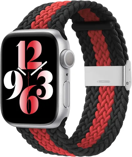Miniatura 15 de Bandiction - Correas compatibles con Apple Watch de 44mm 40mm 38mm 42mm 41mm 45mm 46mm 49mm, bandas iWatch para mujeres y hombres, correa elástica